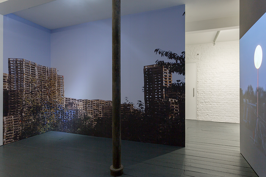 Caline Aoun, installation view of The Future of Smart Technology in your Hands Caline Aoun, installation view of The Future of Smart Technology in your Hands