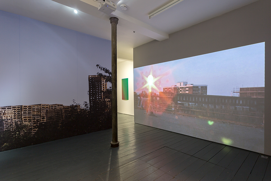 Caline Aoun, installation view of The Future of Smart Technology in your Hands Caline Aoun, installation view of The Future of Smart Technology in your Hands